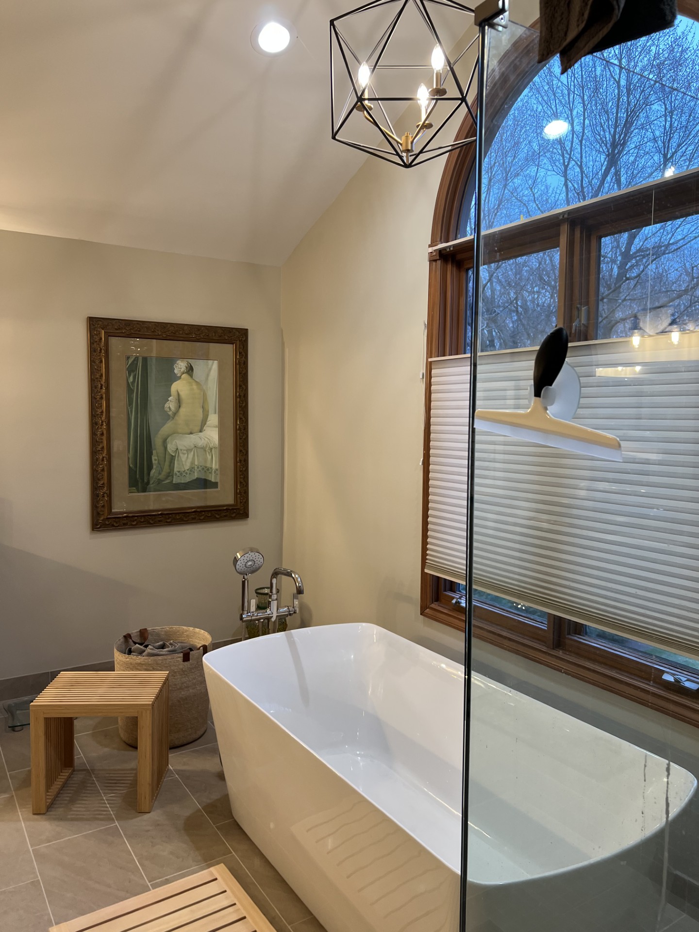 freestanding tub master bathroom remodel Commerce, MI