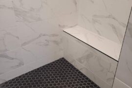 Custom Walk In Shower Tile Installation